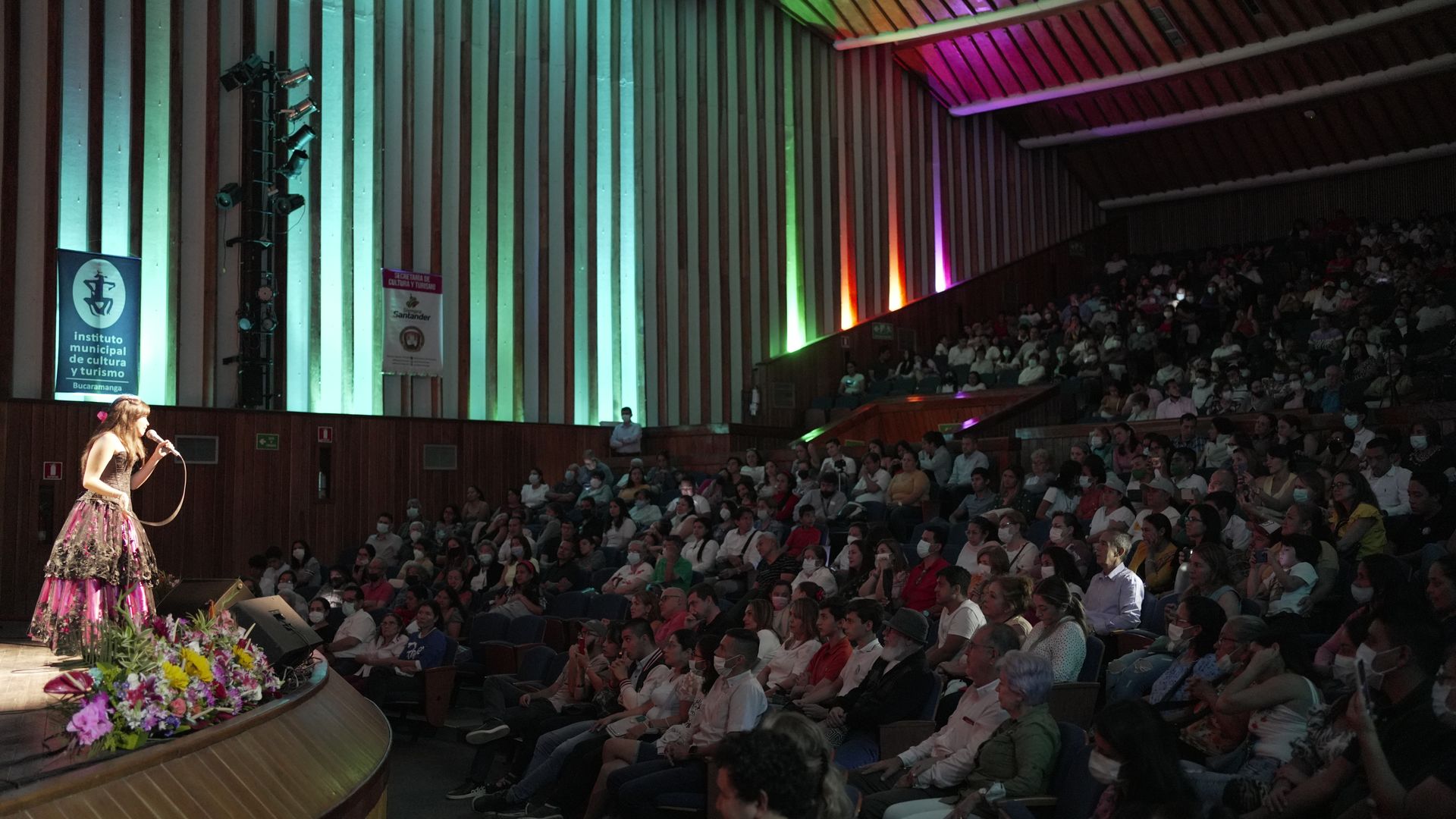 Concierto de gala con auditorio lleno en Bucaramanga